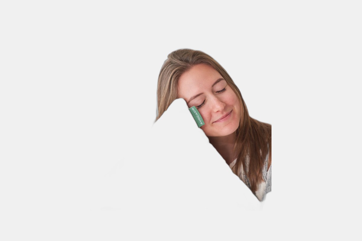 Avocado Quilted Pillow Protector