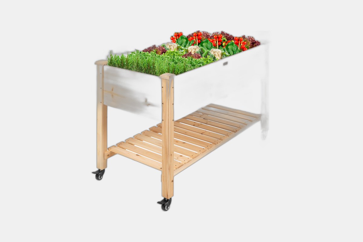 Best Choice Products Mobile Raised Garden Bed