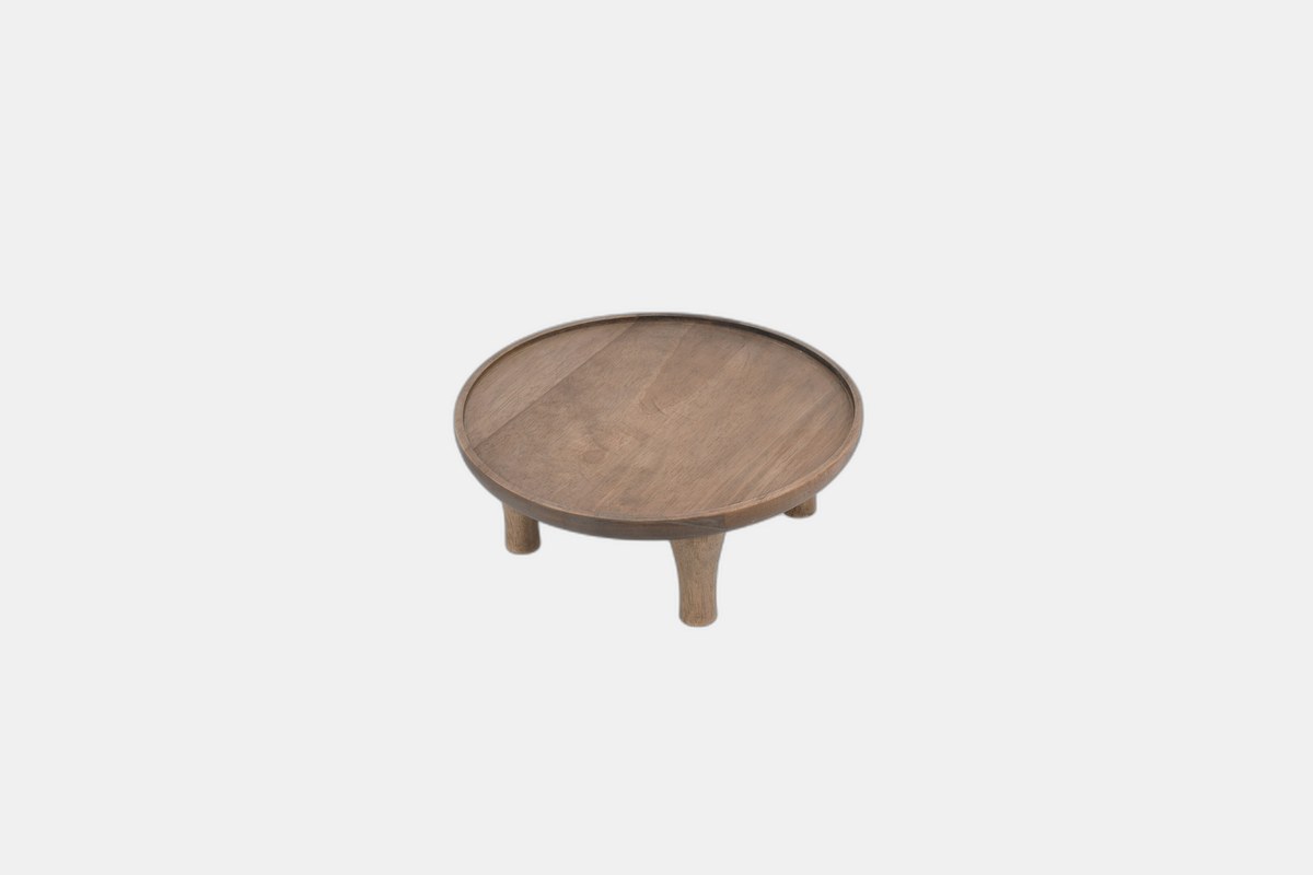 Better Homes & Gardens Archie Brown Wood Round Plant Stand