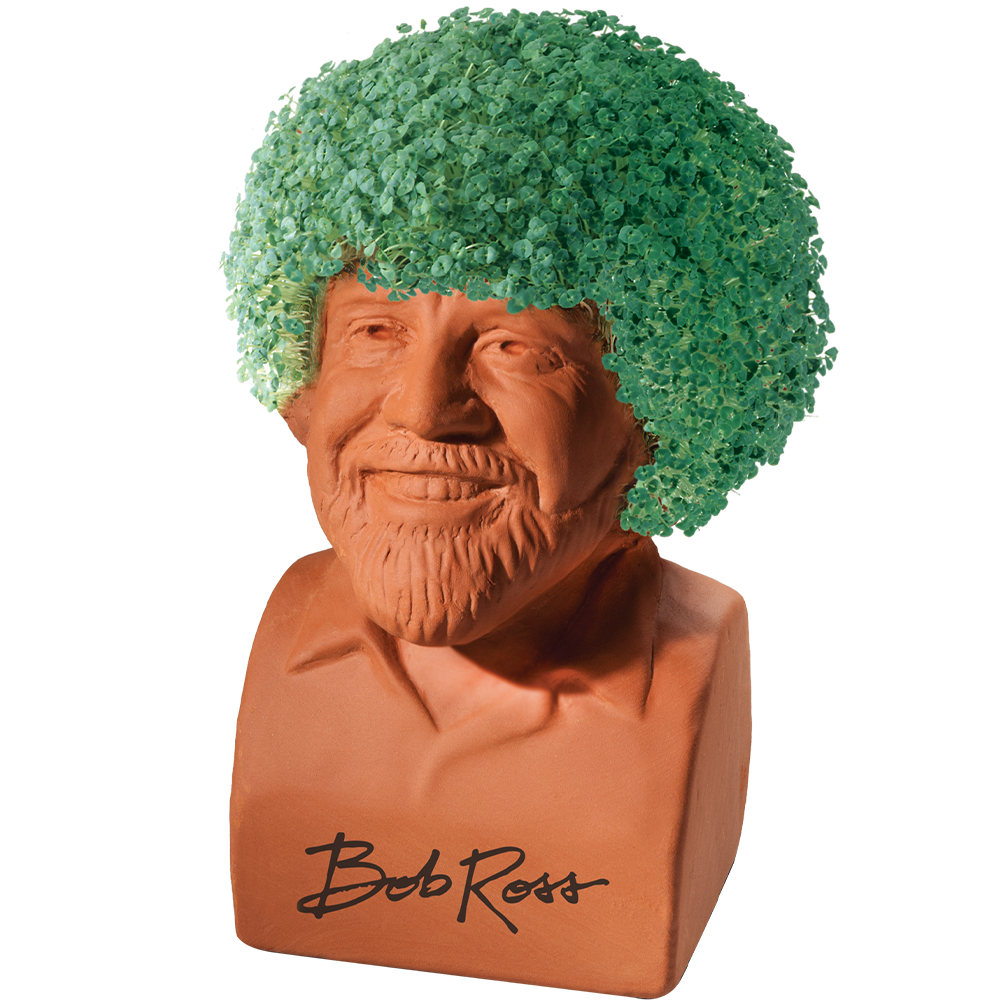 Bob Ross Chia Pet