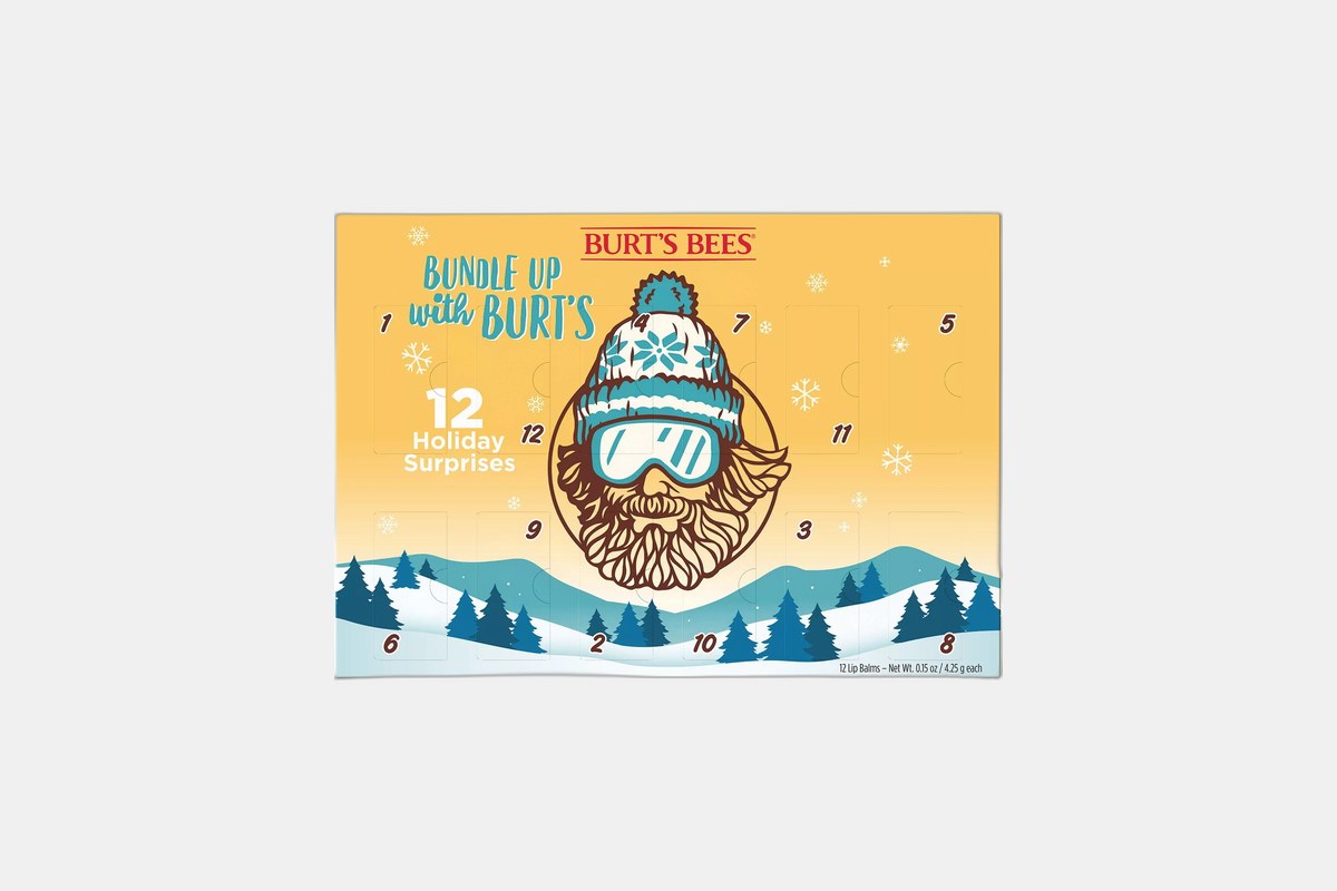 Burt's Bees 12 Days of Joy Lip Balm Set