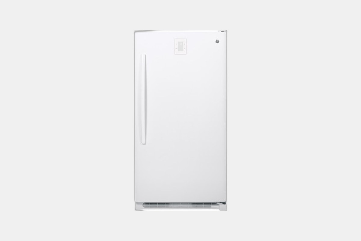 GE FUF17DLRWW 17.3 Cu. Ft. Frost-Free Garage Ready Upright Freezer
