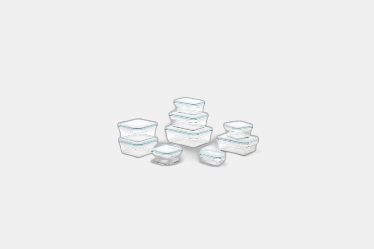 Glasslock 18pc Glass Food Storage Container Set