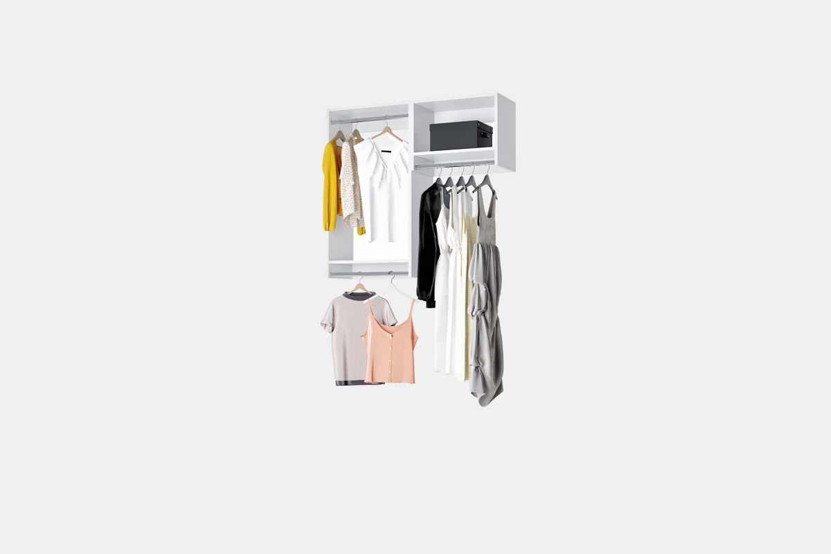 Modular Closets Value Compact Closet Kit