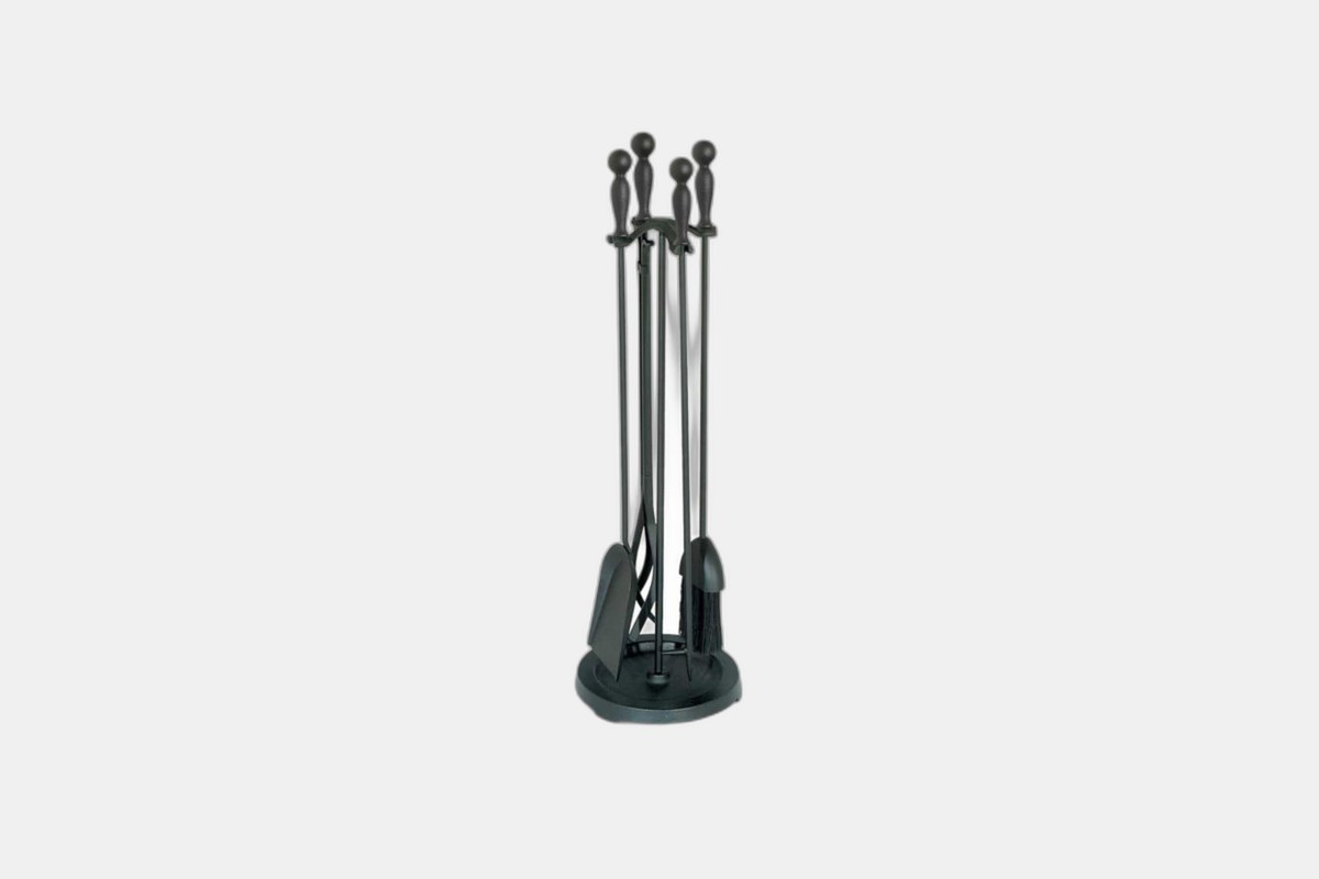 Pilgrim 5 Piece Matte Black Tool Set - Iron Ball Handles