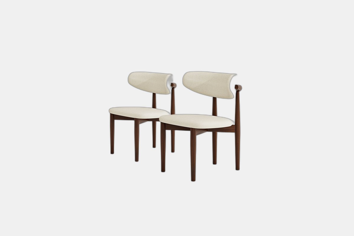 POVISION Mid-Century Ash Dining Chair (Set of 2)