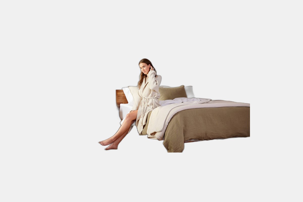 Silk & Snow Bed Frame with Storage