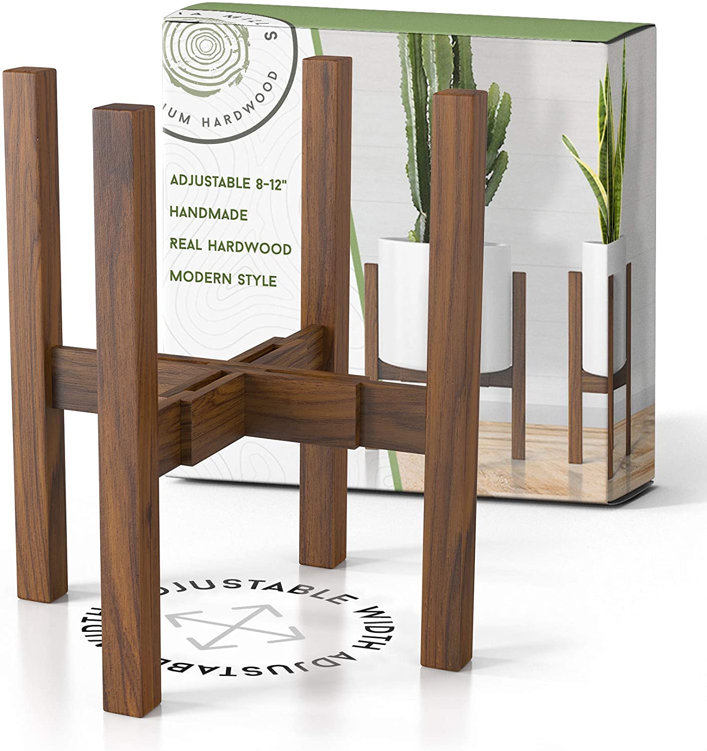 Sophia Mills Adjustable Acacia Stand