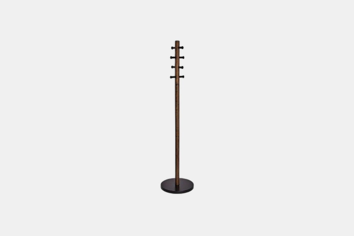 Umbra Pillar Coat Rack Black/Walnut